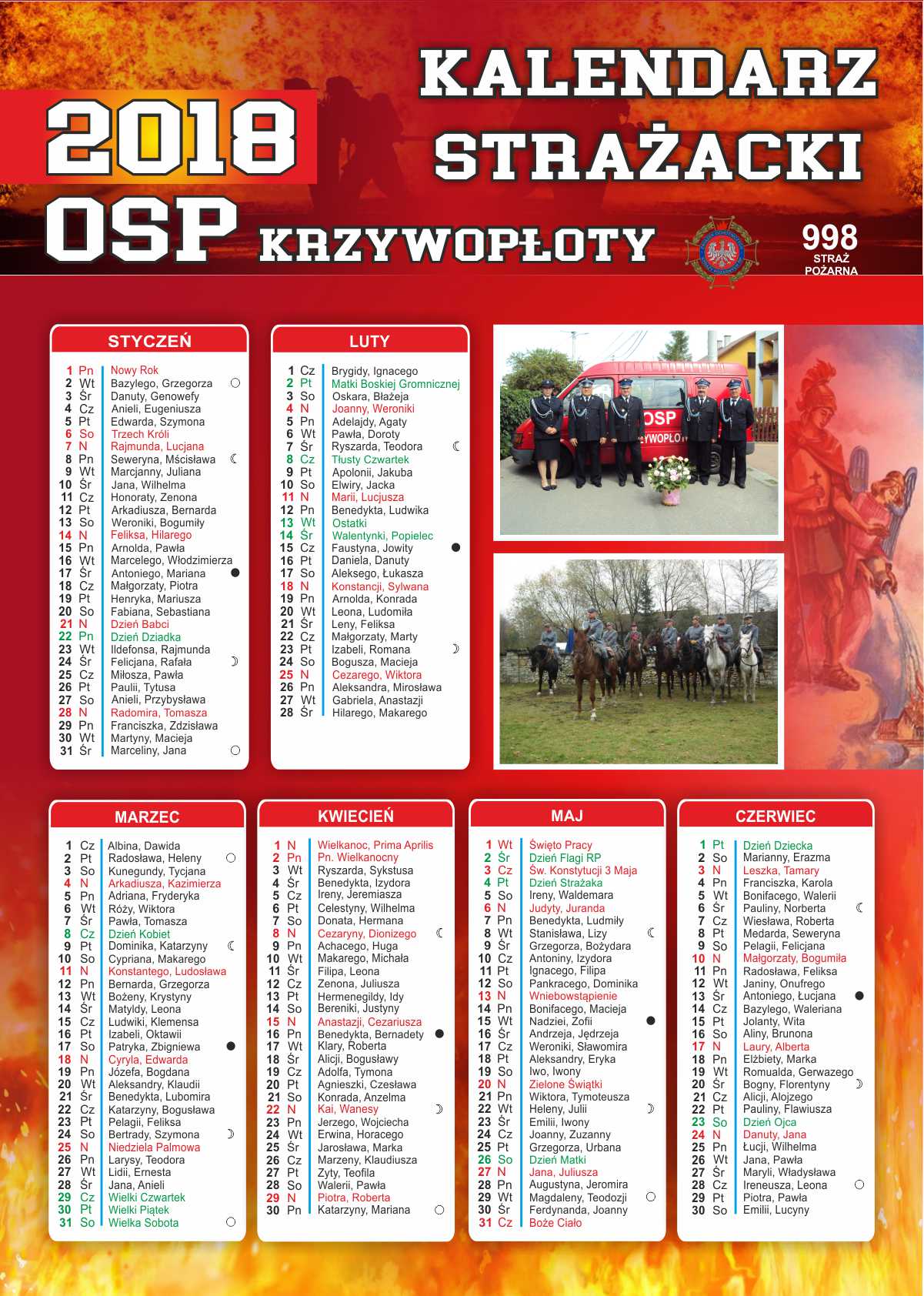 Kalendarze strażackie Olkusz